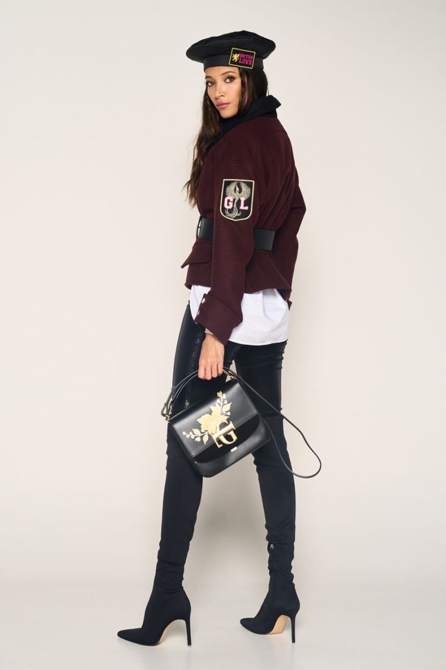 Mujer GUTS&LOVE Chaquetas | G&L Phoenix Burgundy Jacket