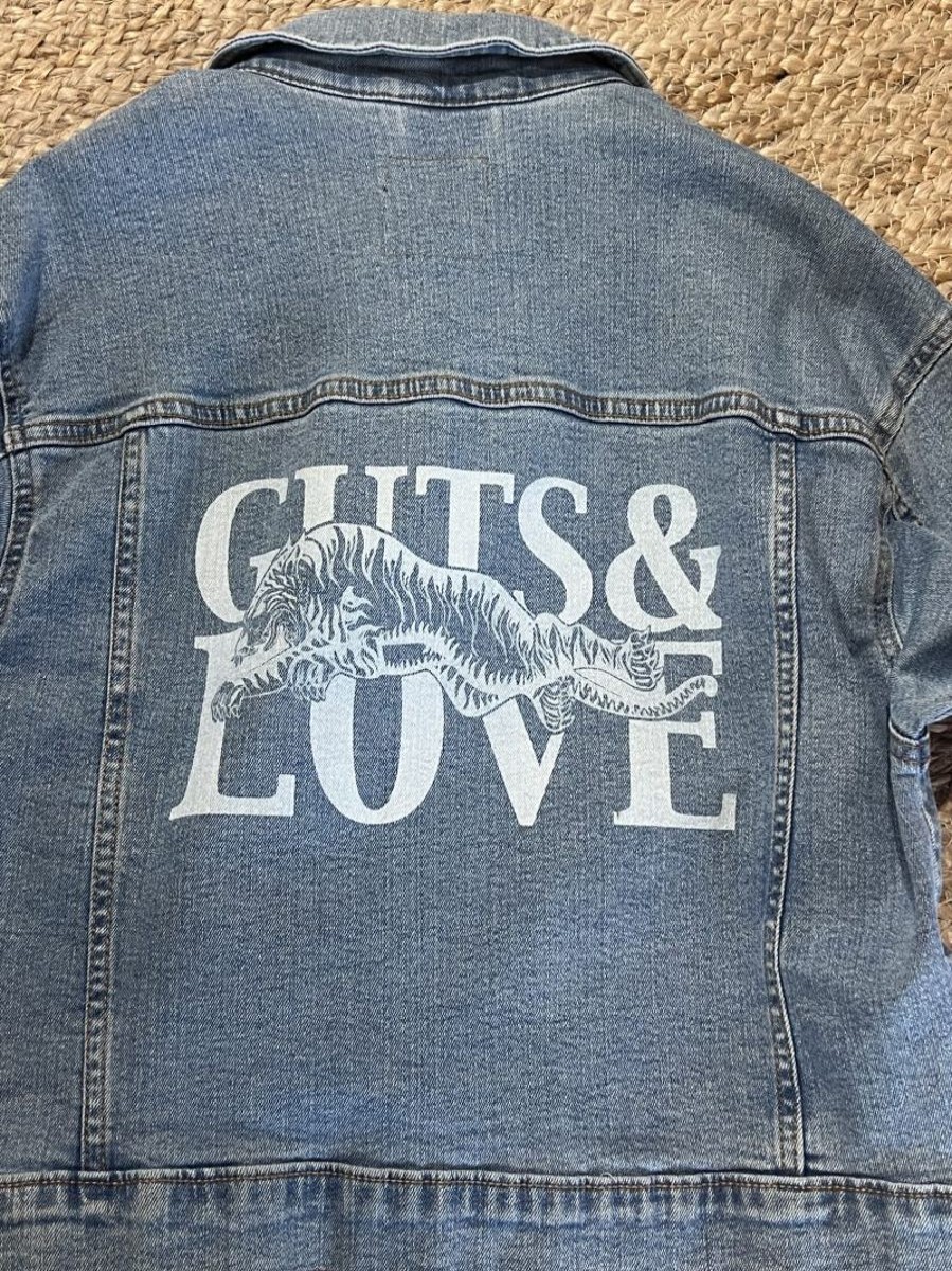 Mujer GUTS&LOVE Chaquetas | G&L Tiger Denim Jacket