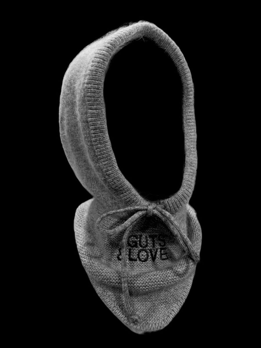 Mujer GUTS&LOVE Gorros | Mohair Gray Balaclava