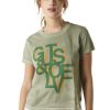 Mujer GUTS&LOVE Camisetas | A Bit Of Monogram Green T-Shirt