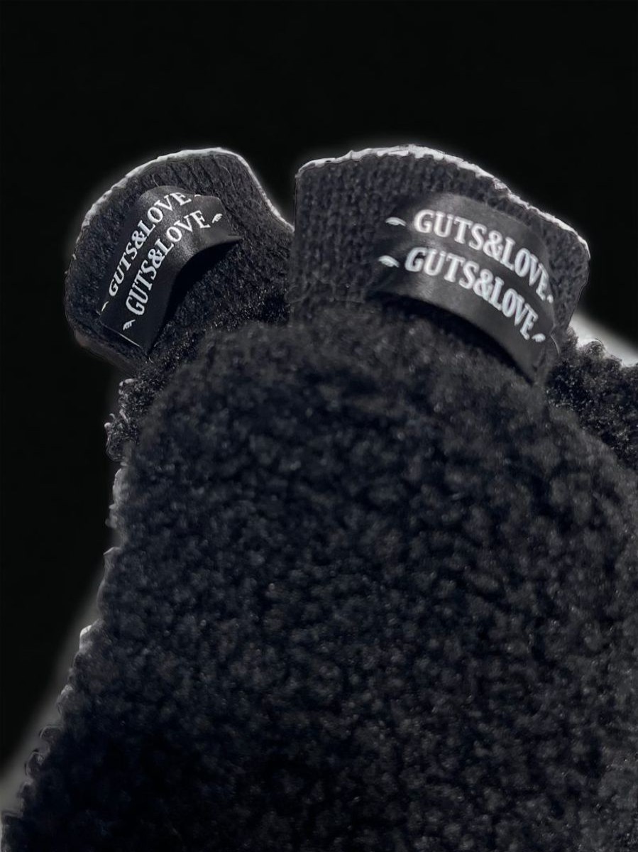 Mujer GUTS&LOVE Guantes | Cozy Black Mittens