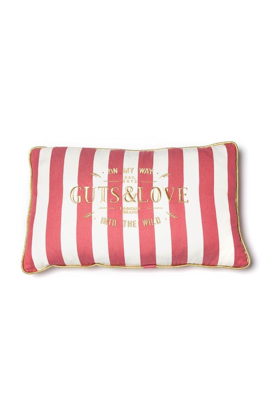 Mujer GUTS&LOVE Home | Guts&Love G&L Stripes Cushion Big Rojo (65 X 42)