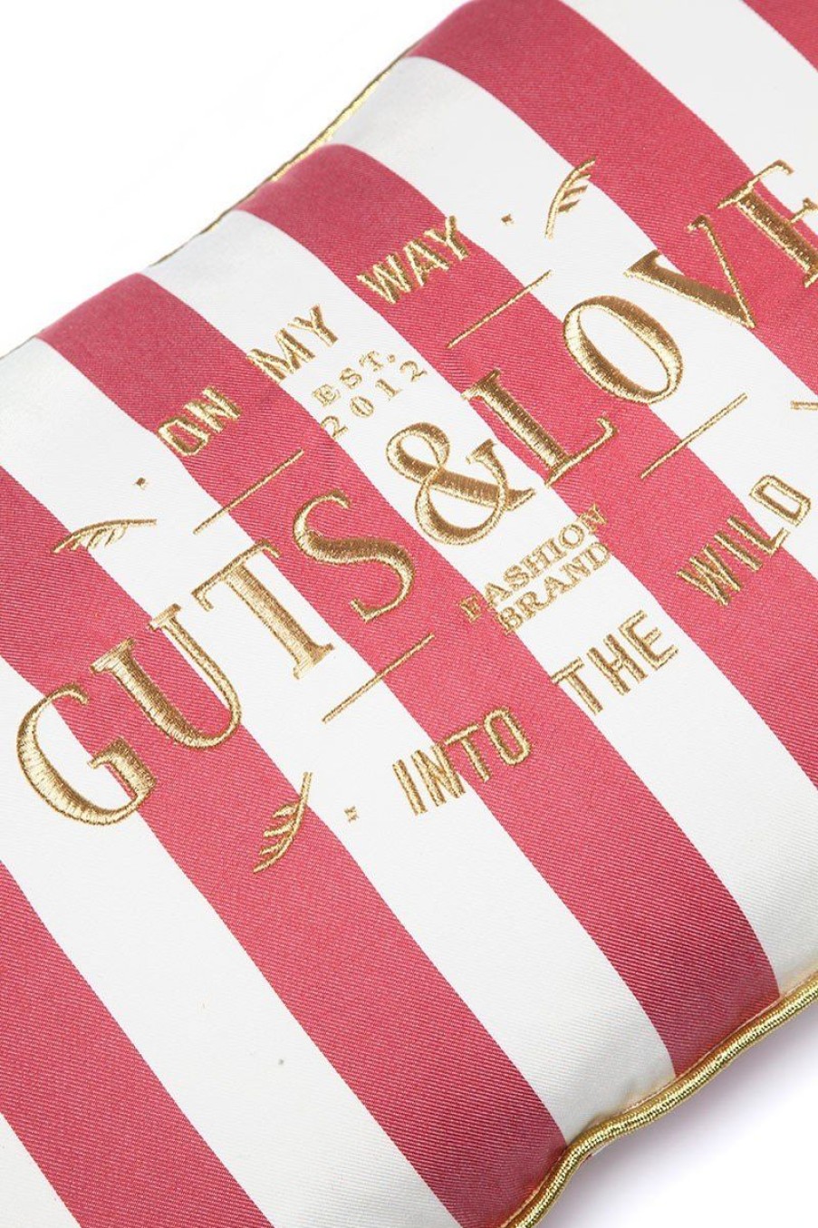 Mujer GUTS&LOVE Home | Guts&Love G&L Stripes Cushion Big Rojo (65 X 42)