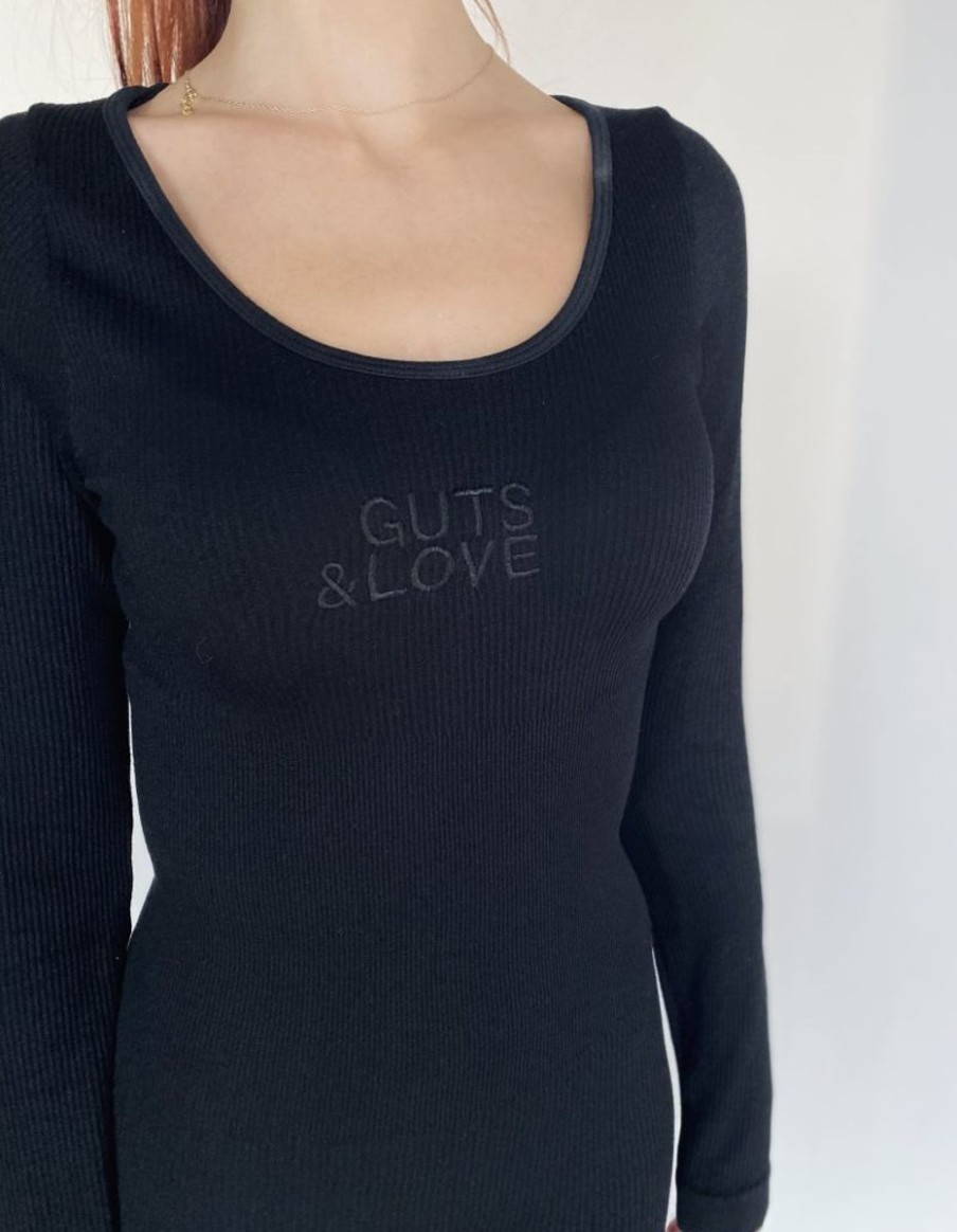 Mujer GUTS&LOVE Monos | Washed Black Jumpsuit