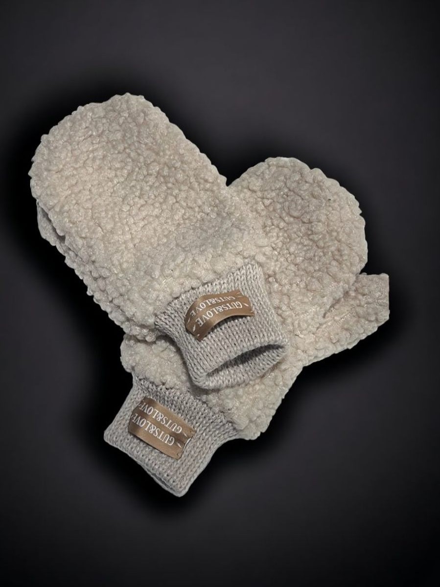 Mujer GUTS&LOVE Guantes | Cozy Beige Mittens