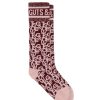 Mujer GUTS&LOVE Calcetines | H2L Monogram Pink Socks