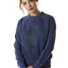 Mujer GUTS&LOVE Sudaderas | A Bit Of Monogram Blue Sweatshirt