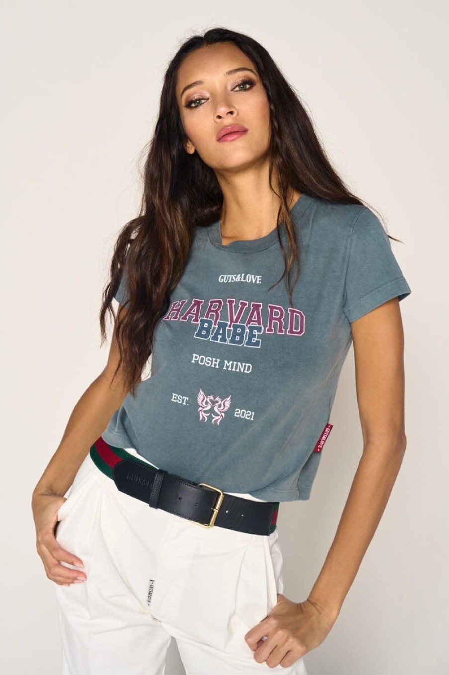 Mujer GUTS&LOVE Camisetas | Harvard Babe T-Shirt