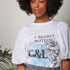 Mujer GUTS&LOVE Camisetas | I Regret Nothing Tee