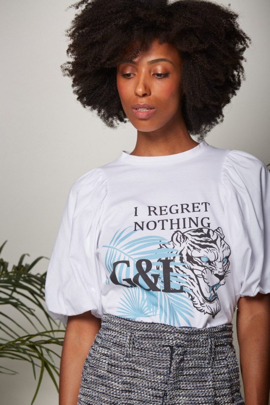 Mujer GUTS&LOVE Camisetas | I Regret Nothing Tee