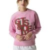 Mujer GUTS&LOVE Sudaderas | A Bit Of Monogram Pink Sweatshirt