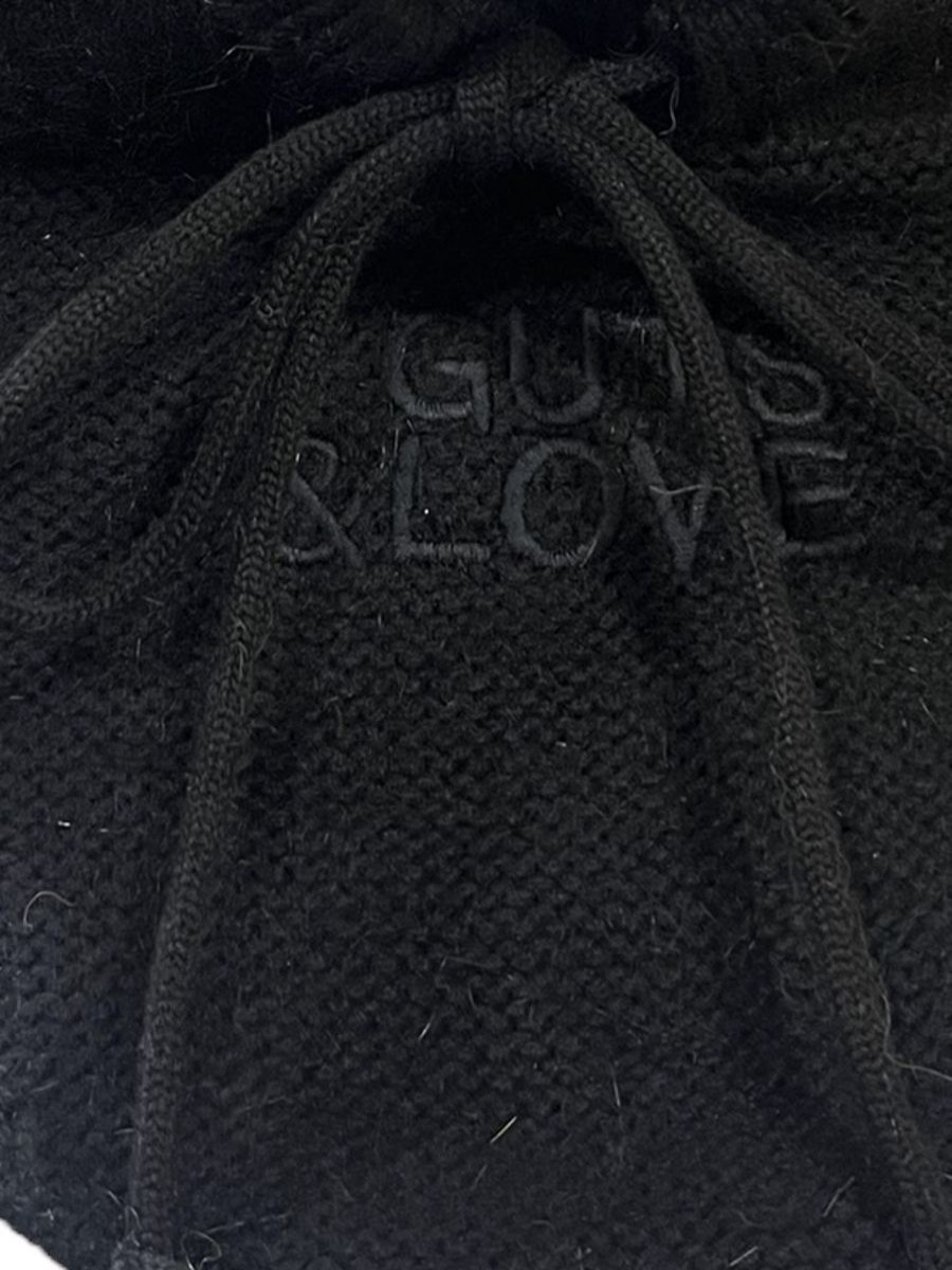 Mujer GUTS&LOVE Gorros | Mohair Black Balaclava