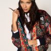 Mujer GUTS&LOVE Abrigos | Grifo Paisley Bomber