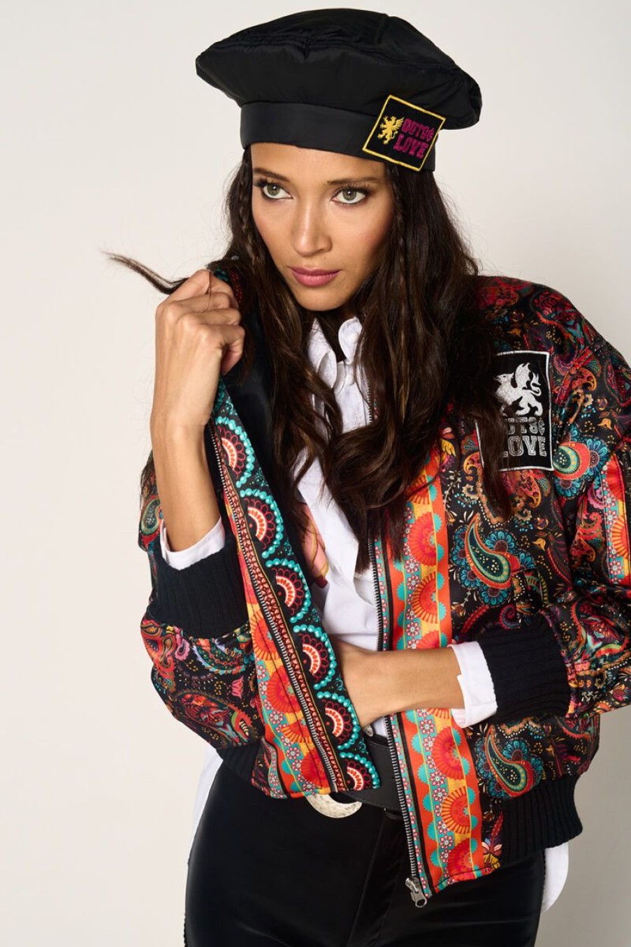 Mujer GUTS&LOVE Abrigos | Grifo Paisley Bomber