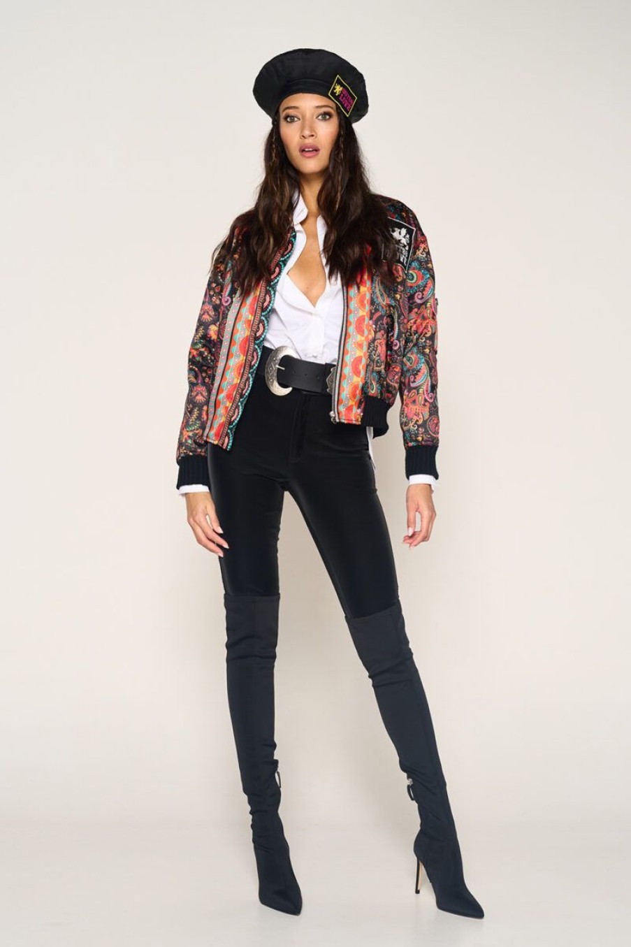 Mujer GUTS&LOVE Abrigos | Grifo Paisley Bomber