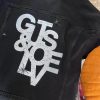 Mujer GUTS&LOVE Chaquetas | Black Denim Marble Jacket