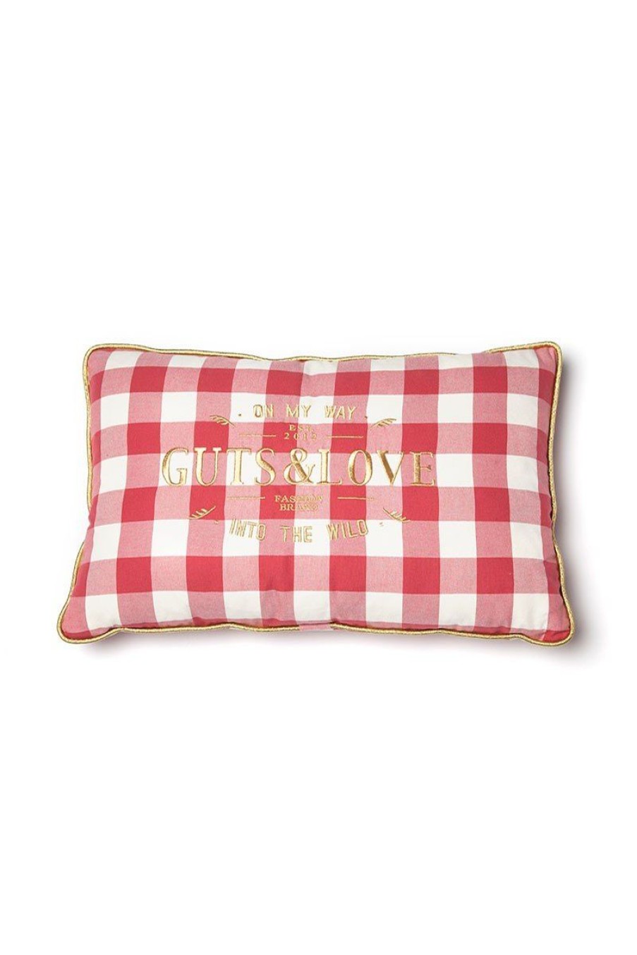 Mujer GUTS&LOVE Home | G&L Vichy Cushion Rojo Big (65 X 42)