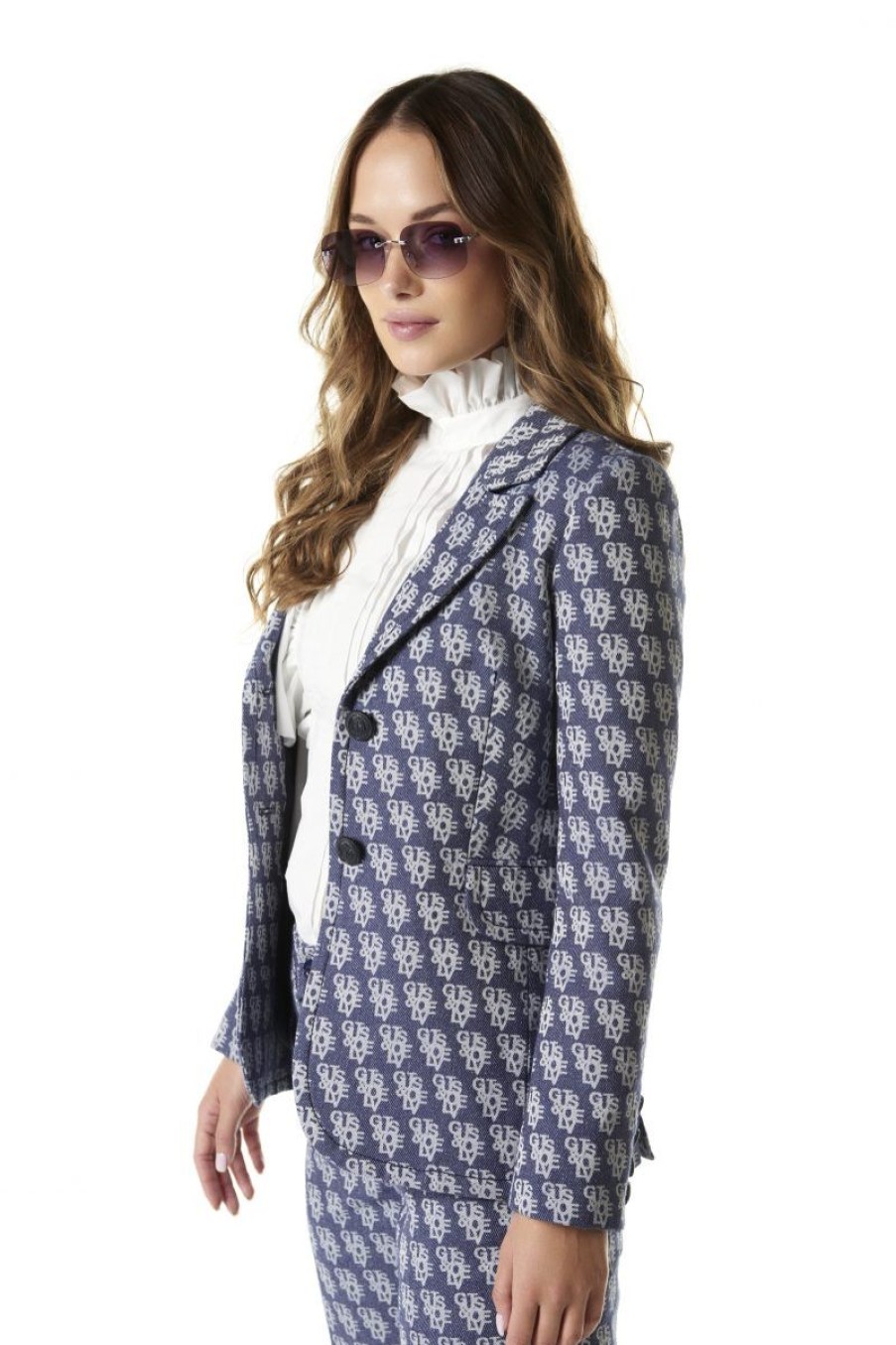 Mujer GUTS&LOVE Chaquetas | Monogram Jacquard Jacket