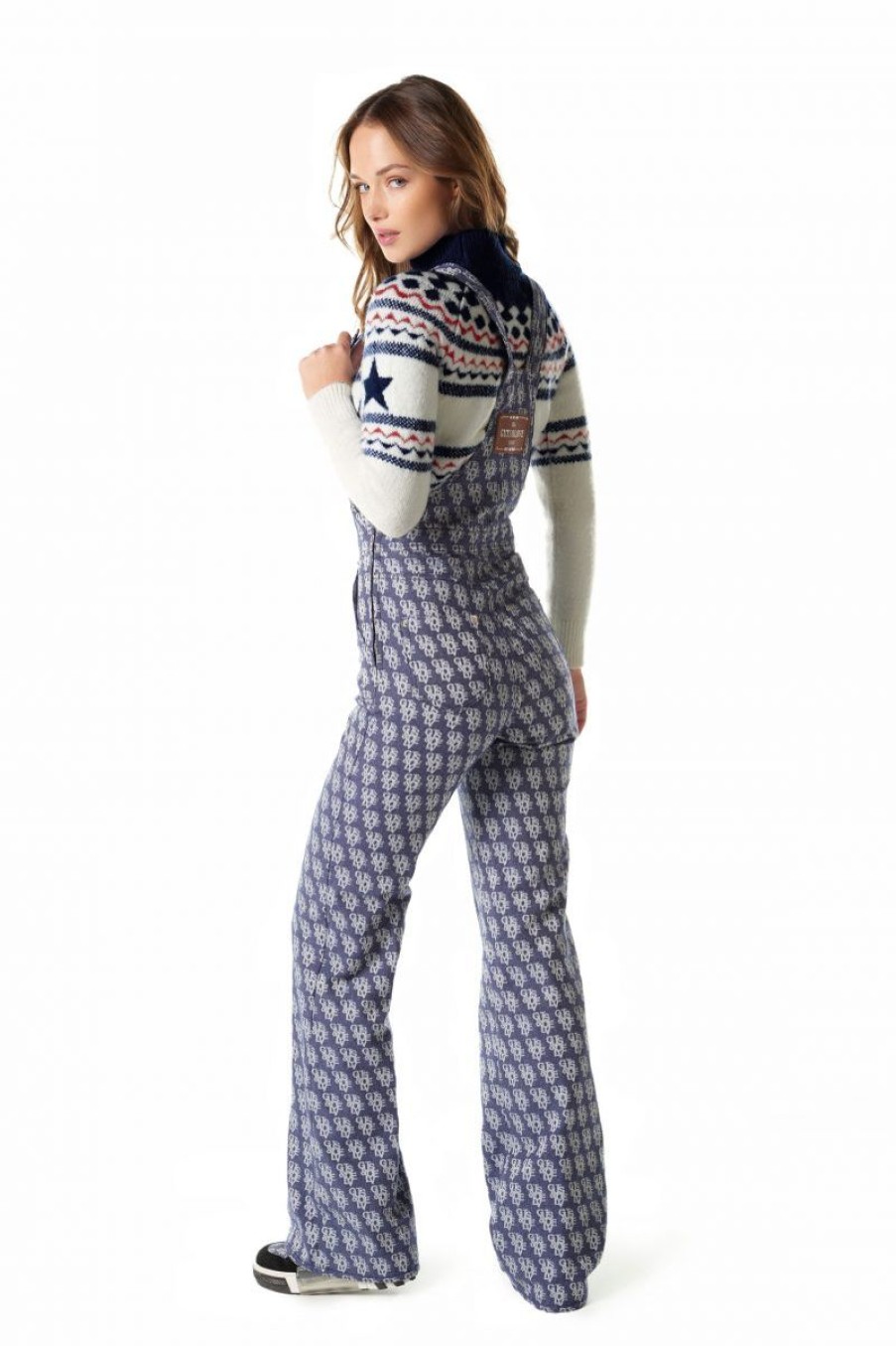 Mujer GUTS&LOVE Monos | Monogram Jacquard Jumpsuit