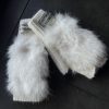 Mujer GUTS&LOVE Guantes | White Pompom Gloves