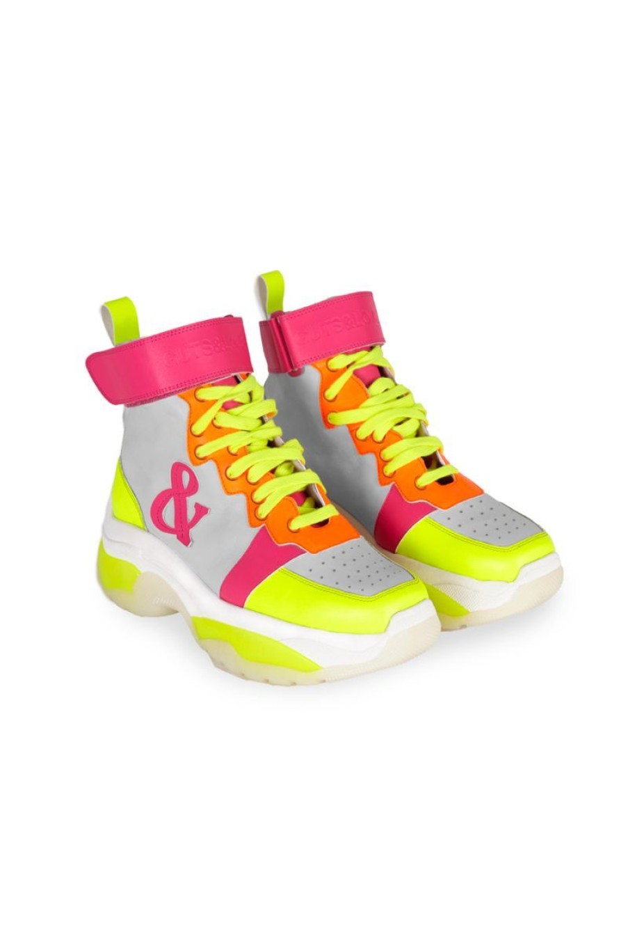 Mujer GUTS&LOVE Sneakers | Neon Suede Sneakers